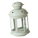 Maxbell Candle Holder Candlestick Windproof Crafts Hanging for Living Room Outdoor Green