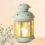 Maxbell Candle Holder Candlestick Windproof Crafts Hanging for Living Room Outdoor Green