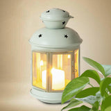Maxbell Candle Holder Candlestick Windproof Crafts Hanging for Living Room Outdoor Green