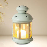 Maxbell Candle Holder Candlestick Windproof Crafts Hanging for Living Room Outdoor Green