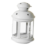 Maxbell Candle Holder Candlestick Windproof Crafts Hanging for Living Room Outdoor White