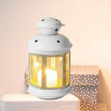 Maxbell Candle Holder Candlestick Windproof Crafts Hanging for Living Room Outdoor White