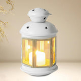 Maxbell Candle Holder Candlestick Windproof Crafts Hanging for Living Room Outdoor White