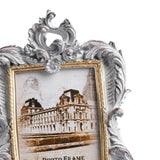 Maxbell Retro Style Photo Frame Ornate Resin Picture Frame for Bedroom Hallway Decor 6inches