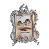 Maxbell Retro Style Photo Frame Ornate Resin Picture Frame for Bedroom Hallway Decor 6inches