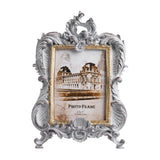 Maxbell Retro Style Photo Frame Ornate Resin Picture Frame for Bedroom Hallway Decor 6inches