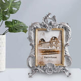 Maxbell Retro Style Photo Frame Ornate Resin Picture Frame for Bedroom Hallway Decor 6inches
