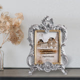 Maxbell Retro Style Photo Frame Ornate Resin Picture Frame for Bedroom Hallway Decor 6inches