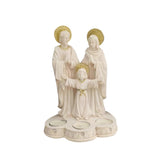 Maxbell Holy Family Resin Statue Tea Lights Candles Cabinet Nativity Scene Figurines