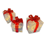 Maxbell Lighted Gift Boxes Christmas Bow for Birthday Anniversaries Thanksgiving set 1