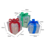 Maxbell Lighted Gift Boxes Christmas Bow for Birthday Anniversaries Thanksgiving Three color Set 2