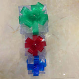 Maxbell Lighted Gift Boxes Christmas Bow for Birthday Anniversaries Thanksgiving Three color Set 2