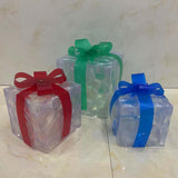Maxbell Lighted Gift Boxes Christmas Bow for Birthday Anniversaries Thanksgiving Three color Set 2