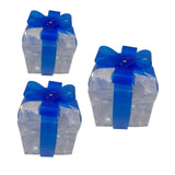 Maxbell Christmas LED Gift Box Glittering Present Boxes for New Year Holiday Party 3Sizes