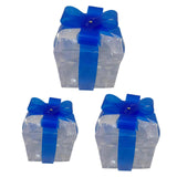 Maxbell Christmas LED Gift Box Glittering Present Boxes for New Year Holiday Party 3Sizes