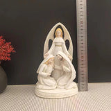 Maxbell Holy Family Resin Statue Sculpture Display Artwork Nativity Scene Figurines