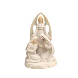 Maxbell Holy Family Resin Statue Sculpture Display Artwork Nativity Scene Figurines