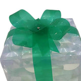 Maxbell LED Lighted Gift Boxes Battery Operated Light up for Yard Anniversaries 19cm