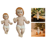 Maxbell Infant Jesus Figurine Ornament Miniature for Office Decor Housewarming Gifts 10cm