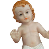 Maxbell Infant Jesus Figurine Ornament Miniature for Office Decor Housewarming Gifts 10cm