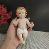 Maxbell Infant Jesus Figurine Ornament Miniature for Office Decor Housewarming Gifts 16cm