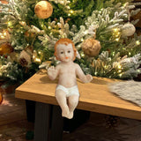 Maxbell Infant Jesus Figurine Ornament Miniature for Office Decor Housewarming Gifts 16cm
