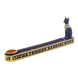 Maxbell Incense Stick Burner Incense Holder Tray Cat Figurine for Yoga Living Room
