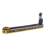 Maxbell Incense Stick Burner Incense Holder Tray Cat Figurine for Yoga Living Room