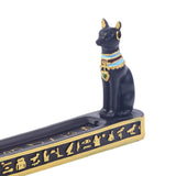 Maxbell Incense Stick Burner Incense Holder Tray Cat Figurine for Yoga Living Room