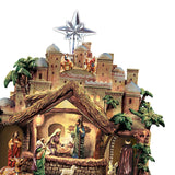 Maxbell Nativity Scene Wall Decor Stickers Waterproof for Xmas Apartment Decoration