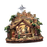Maxbell Nativity Scene Wall Decor Stickers Waterproof for Xmas Apartment Decoration