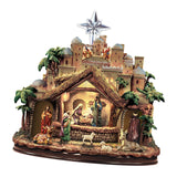 Maxbell Nativity Scene Wall Decor Stickers Waterproof for Xmas Apartment Decoration