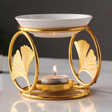 Maxbell Oil Burner Scented Wax Melt Burner Home Decoration Living Room Yoga Aureate