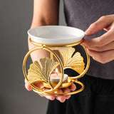 Maxbell Oil Burner Scented Wax Melt Burner Home Decoration Living Room Yoga Aureate