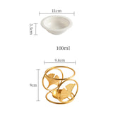 Maxbell Oil Burner Scented Wax Melt Burner Home Decoration Living Room Yoga Aureate