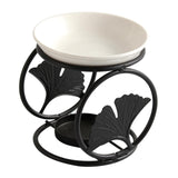 Maxbell Oil Burner Scented Wax Melt Burner Home Decoration Living Room Yoga Black