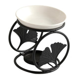 Maxbell Oil Burner Scented Wax Melt Burner Home Decoration Living Room Yoga Black