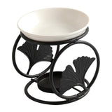 Maxbell Oil Burner Scented Wax Melt Burner Home Decoration Living Room Yoga Black