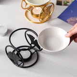 Maxbell Oil Burner Scented Wax Melt Burner Home Decoration Living Room Yoga Black