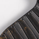 Maxbell Angel Wings Wall Hanging Decor Art Sculpture Wrought Iron Wings for Office Black