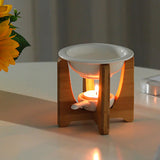 Maxbell Essential Oil Burner Decorative Fragrance Diffuser for Meditation Holiday Decor Straight Legs