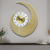 Maxbell Wall Clock Simple Round Modern Creative for farmhouse Room Decorative