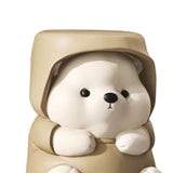 Maxbell Adorable Bear Figurine Balloon Bear Figure Arrangement Cabinet Decor brown