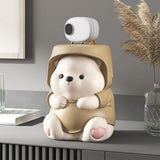 Maxbell Adorable Bear Figurine Balloon Bear Figure Arrangement Cabinet Decor brown