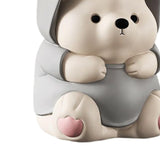 Maxbell Adorable Bear Figurine Balloon Bear Figure Arrangement Cabinet Decor grey