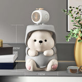 Maxbell Adorable Bear Figurine Balloon Bear Figure Arrangement Cabinet Decor grey