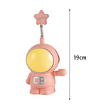 Maxbell Dimmable Astronaut Night Light Girls Creative for Bedside Kids Nursery Red