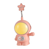 Maxbell Dimmable Astronaut Night Light Girls Creative for Bedside Kids Nursery Red