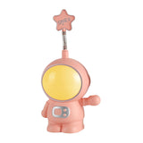 Maxbell Dimmable Astronaut Night Light Girls Creative for Bedside Kids Nursery Red