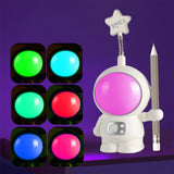 Maxbell Dimmable Astronaut Night Light Girls Creative for Bedside Kids Nursery Blue